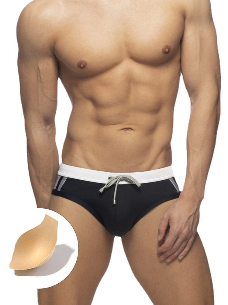 menaful White / M Simple And Sexy Close-fitting Briefs