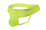 menaful Yellow / M Men's Thin Low Waist Sexy Thong