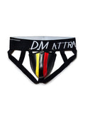 menaful Yellow+Red / M Low Waist Sexy Color Blocking Double Thong