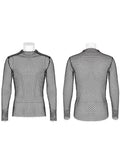 Hollow Breathable Long-sleeved Mesh T-shirt - Menaful™