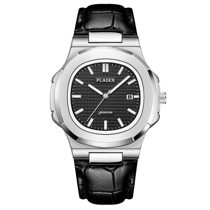 Menaful™ 1017 PLADEN Men's Fashion Business Stainless Steel Waterproof Quartz Watch