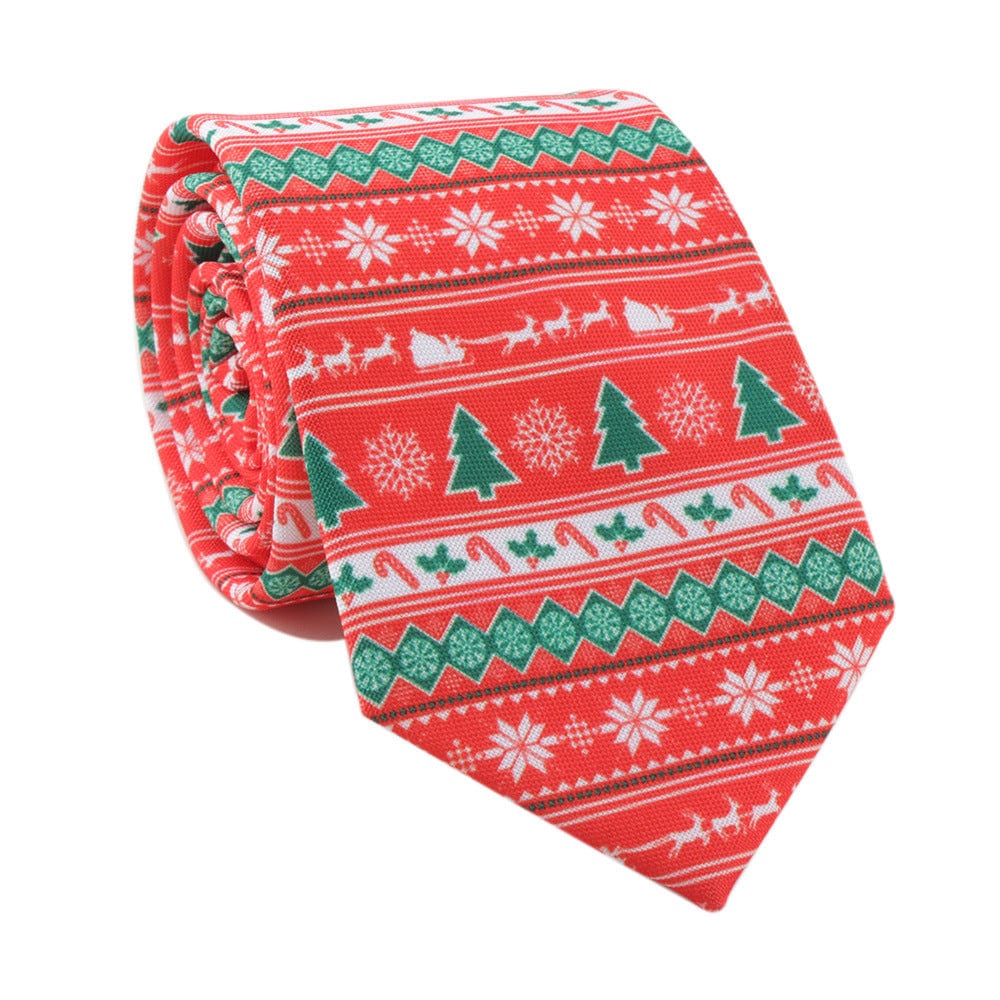 Menaful™ 210965 Christmas Printed Necktie