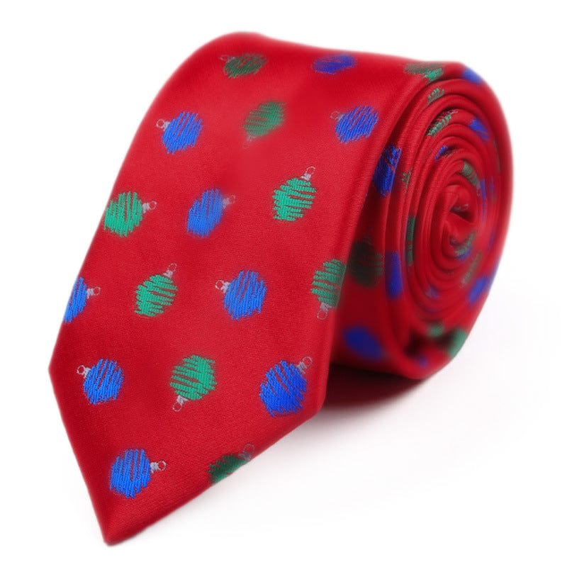 Menaful™ 2111279 Men's British Style Polyester Christmas Necktie