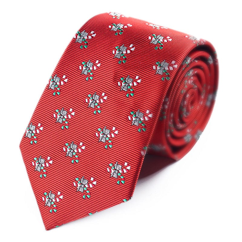 Menaful™ 2111287 Men's British Style Polyester Christmas Necktie