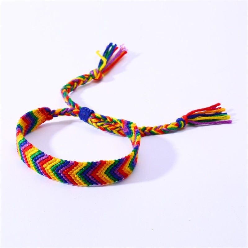 Menaful™ 33 Rainbow Hand-Woven Bracelet