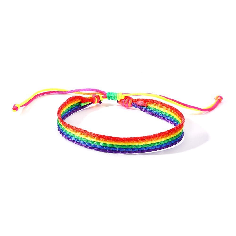 Menaful™ 34 Rainbow Hand-Woven Bracelet