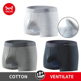 Menaful™ 3Pcs-M1751-3A / L / 3PCS 3 Pcs Sexy Organic Cotton Boxers Shorts