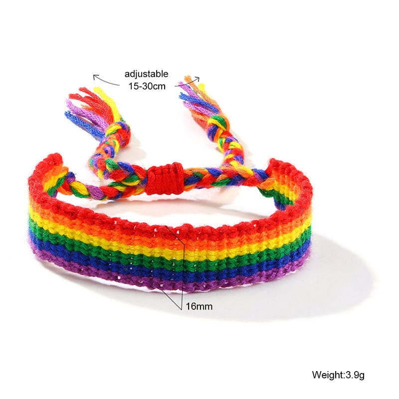 Menaful™ 43 Rainbow Hand-Woven Bracelet