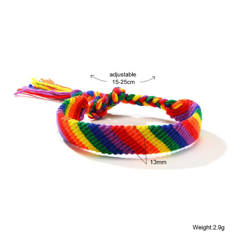 Menaful™ 45 Rainbow Hand-Woven Bracelet