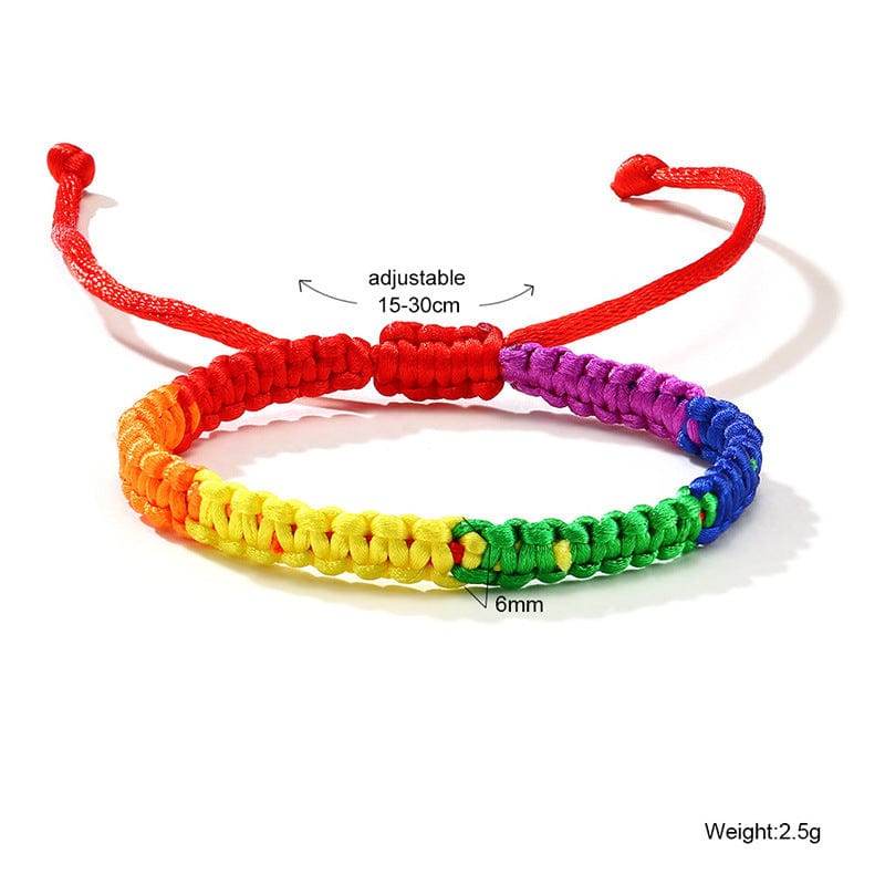 Menaful™ 46 Rainbow Hand-Woven Bracelet