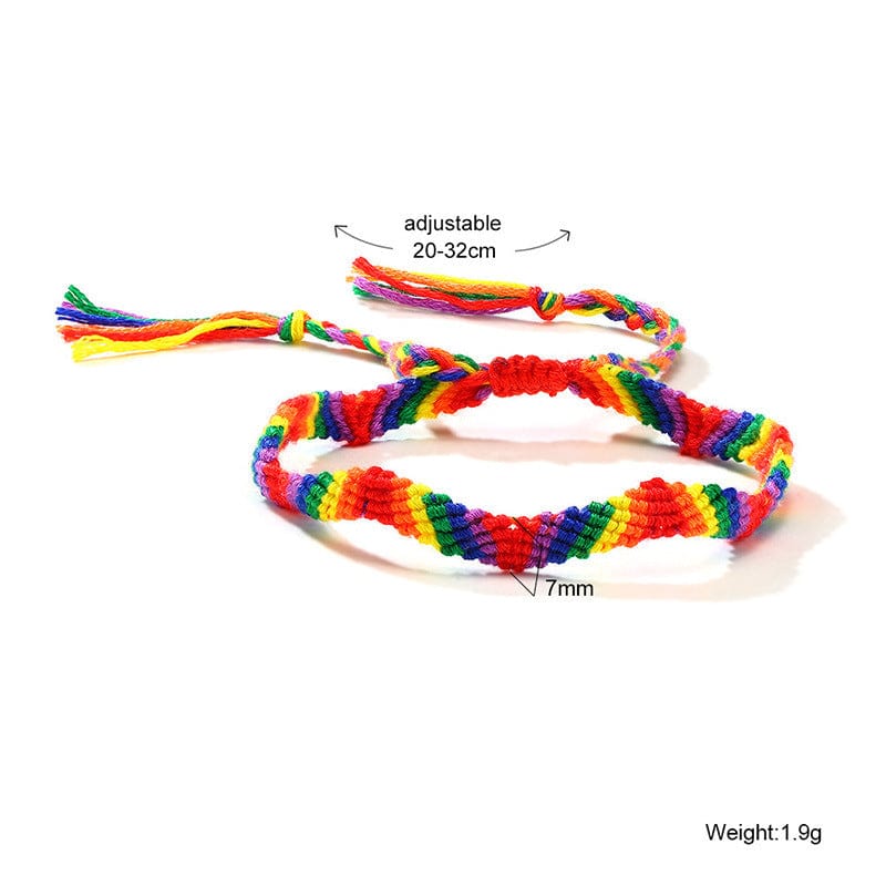 Menaful™ 51 Rainbow Hand-Woven Bracelet