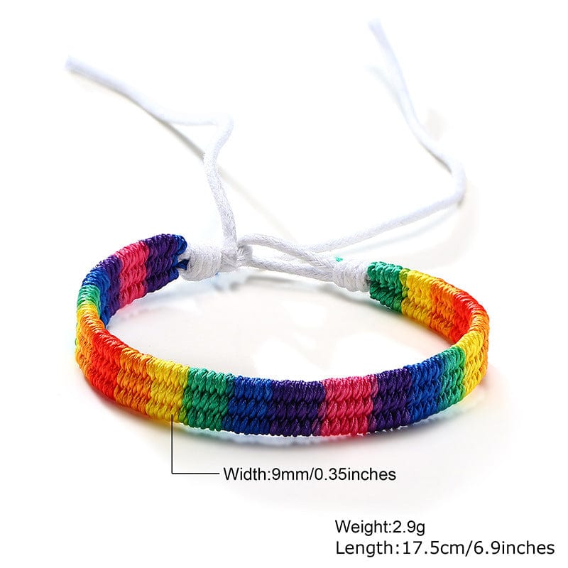 Menaful™ 67W Rainbow Hand-Woven Bracelet