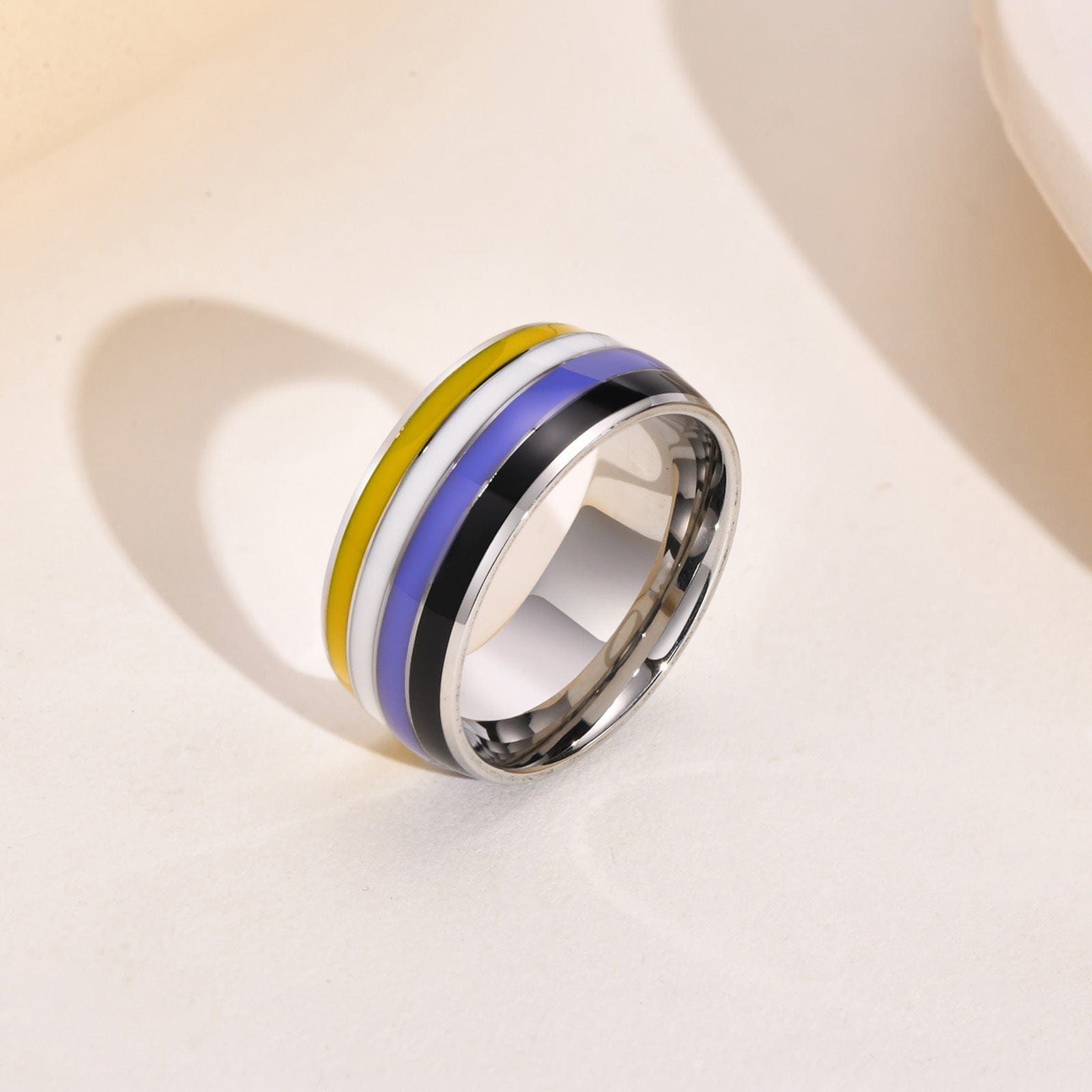 Menaful™ 8mm Rainbow gay Ring