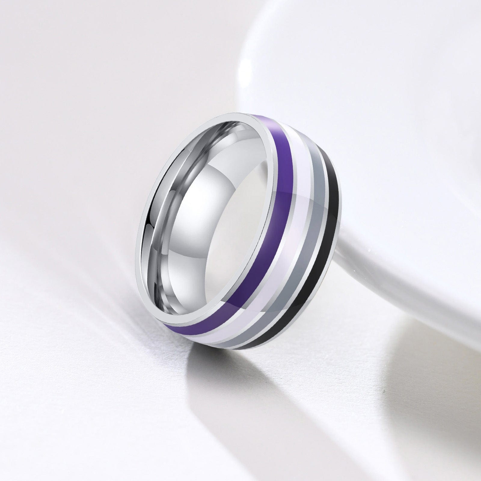 Menaful™ 8mm Rainbow gay Ring