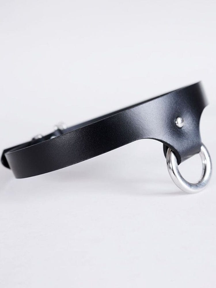 menaful Adjustable Genuine Leather Choker