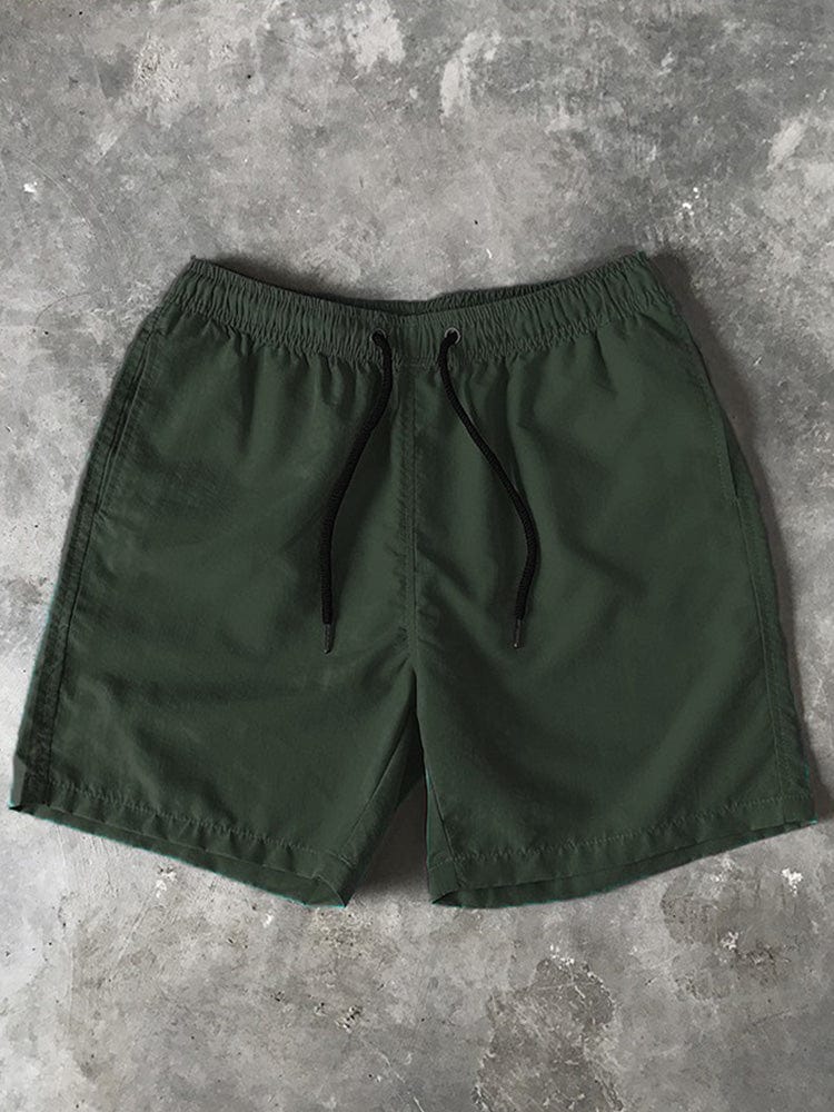 menaful Army Green / M Men's Candy Color Cropped Pants