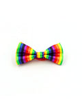 menaful B Colourful Rainbow Bowtie