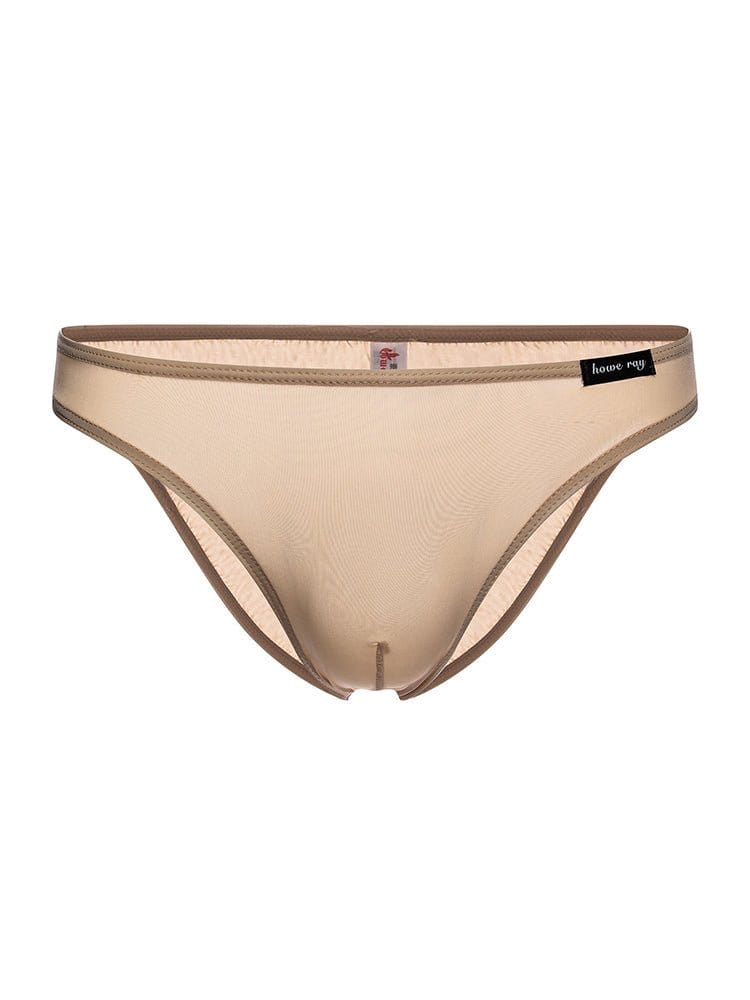 menaful Beige / M Men's Ice Silk Briefs