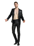 menaful Biker Straight Leg Trousers