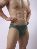 menaful Bikini 2 Pack Men's Sexy Seamless Solid Color Briefs