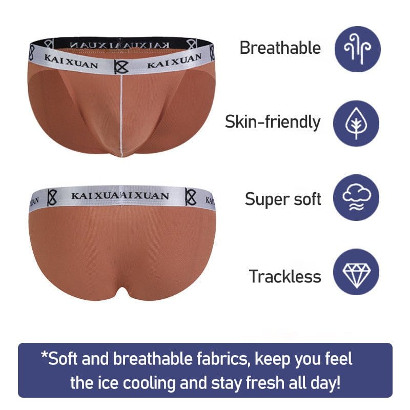 menaful Bikini 3 Pack Cool Modal Trackless Support Pouch Briefs