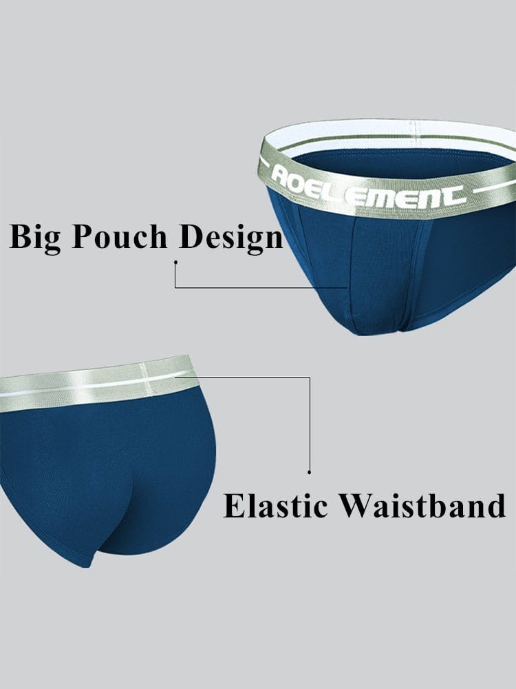 menaful Bikini 4 Pack Men's Sexy Bikini Brief Style Pouch Underwear