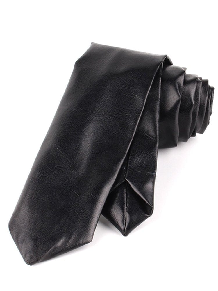 menaful Black 5cm Wide Fashion Men's Tie