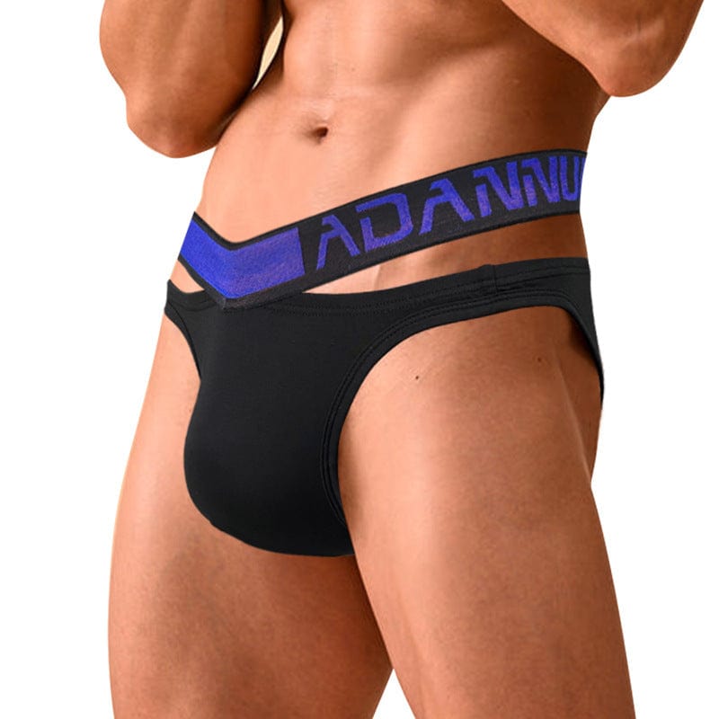 Menaful™ black+blue / M Men's Low Rise V-Shaped Waistband Sexy briefs