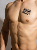 menaful Black Chest Fun Sexy Tattoo Sticker