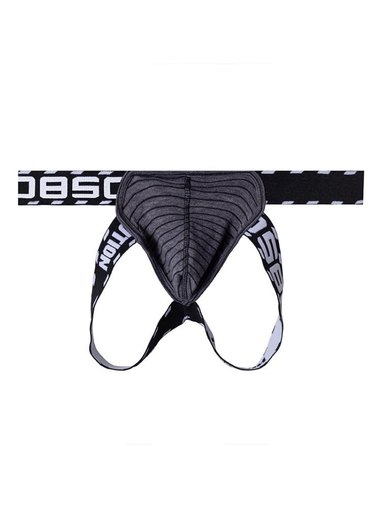 menaful Black / M Double Waistband Stretch Thong