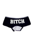 menaful Black / M Low Waist Sexy Nylon Letters Transparent Boxer Briefs