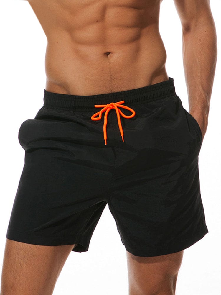 menaful Black / M Men's Beach Shorts Sports Pants