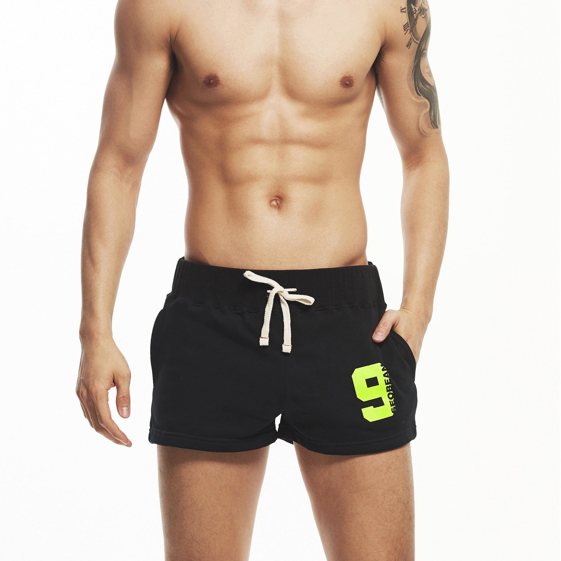 Menaful™ black / M Men's Casual Home Sports Shorts