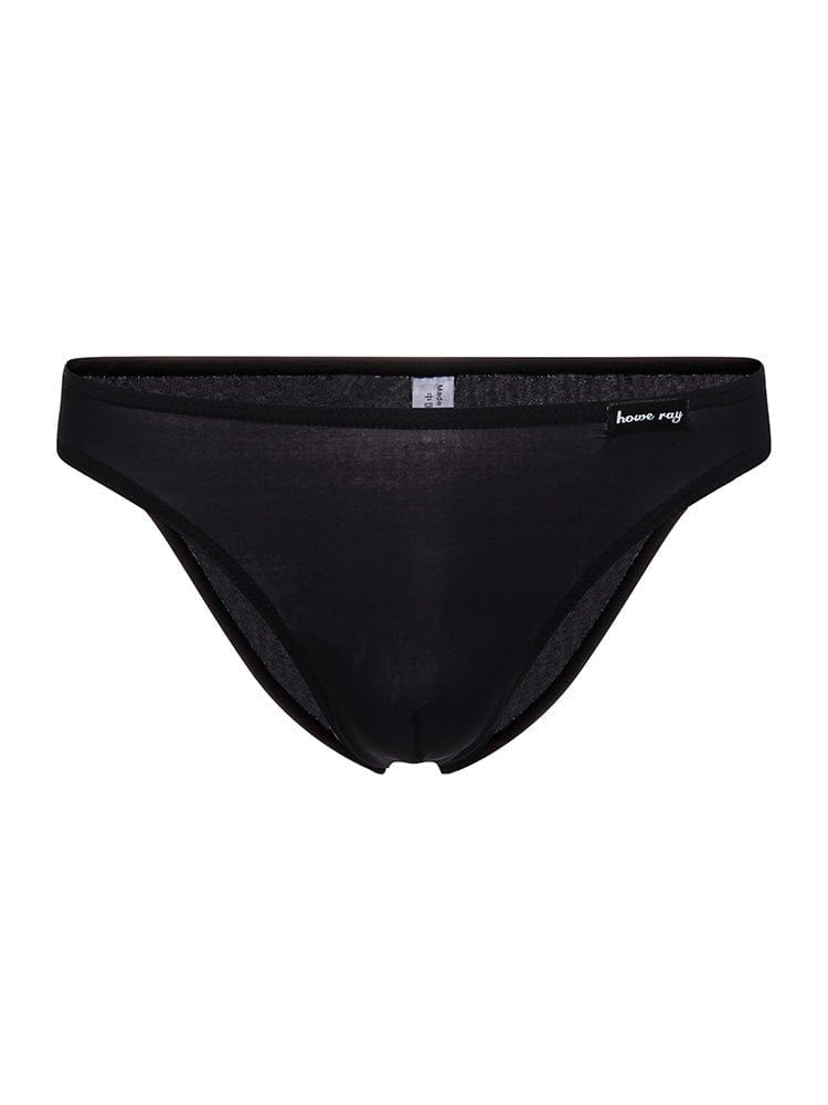 menaful Black / M Men's Ice Silk Briefs