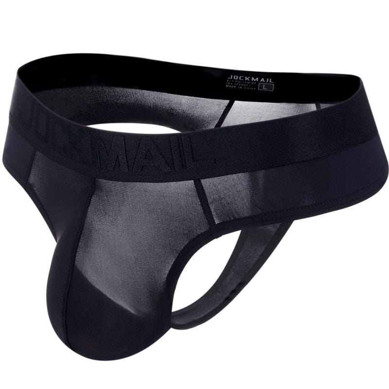 Menaful™ black / M Men's Ice Silk Ultra-Thin Semi-Transparent Sexy Thong