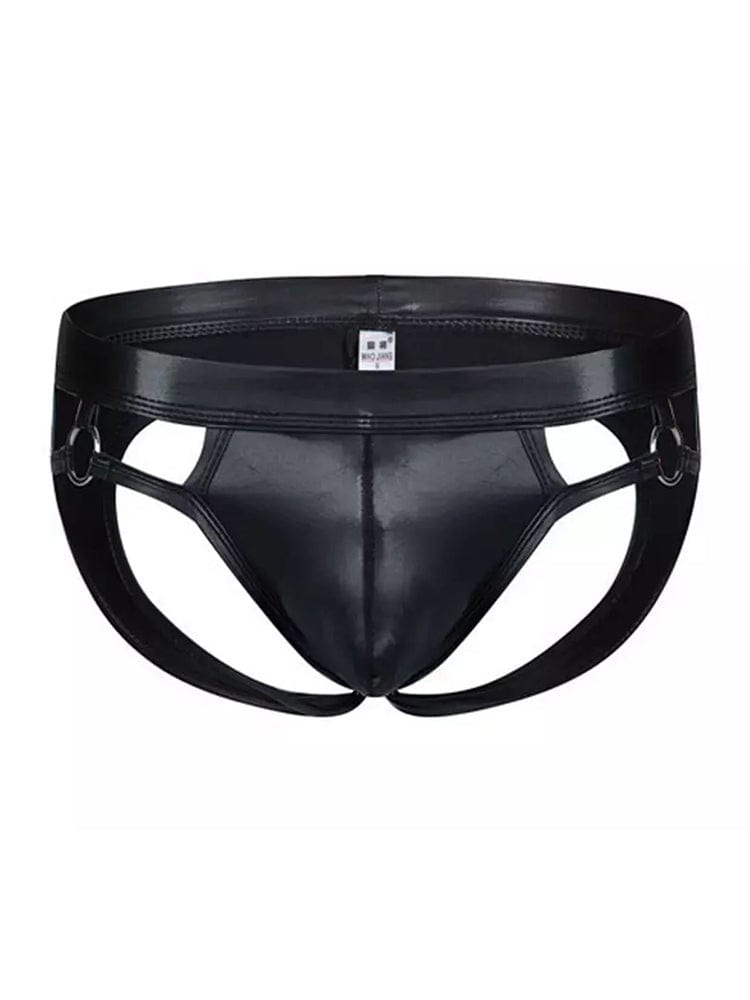 MENAFUL™ Black / M Men's Tight-fitting Iron Ring Open-Backed Briefs