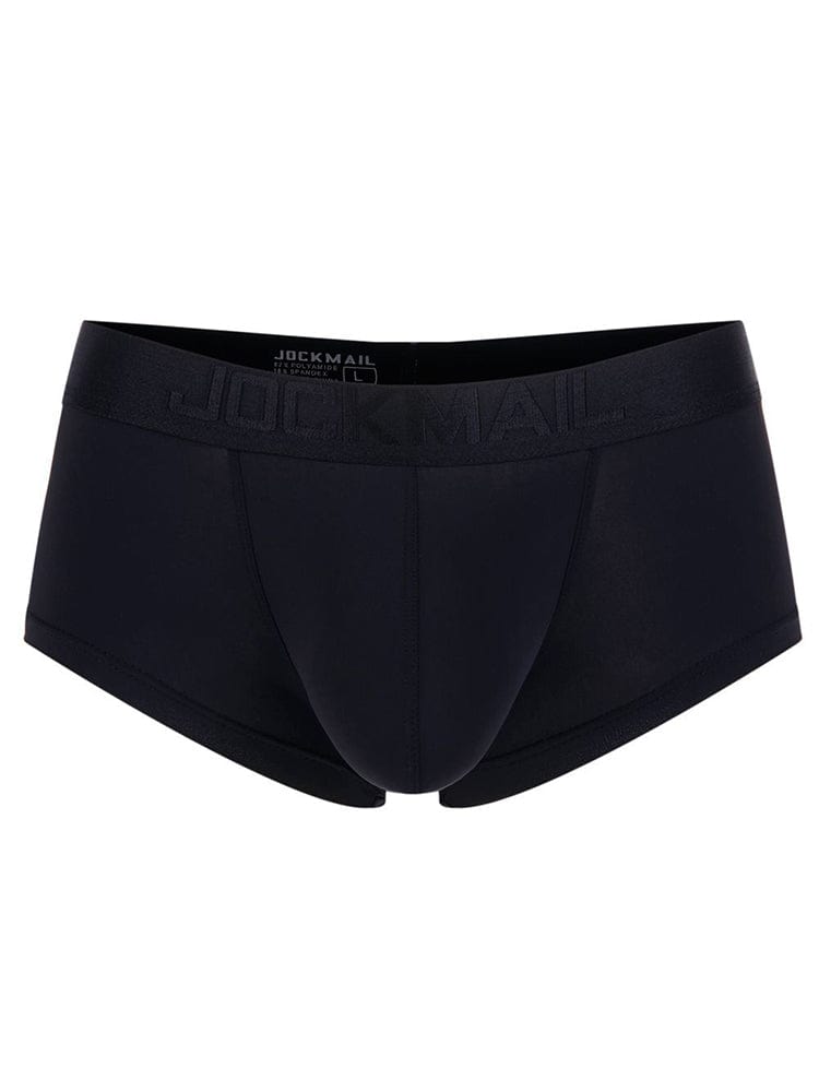 menaful Black / M Translucent Traceless Men's Boxer