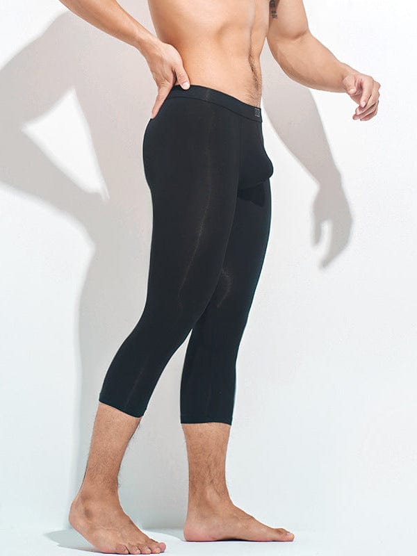 menaful Black / M U Convex Slim Fit Leggings