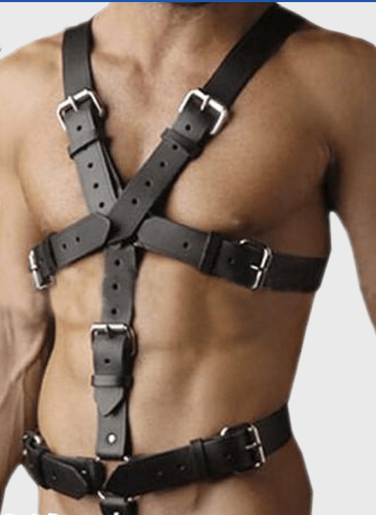 Menaful™ black Men's Body Harness for Bondage