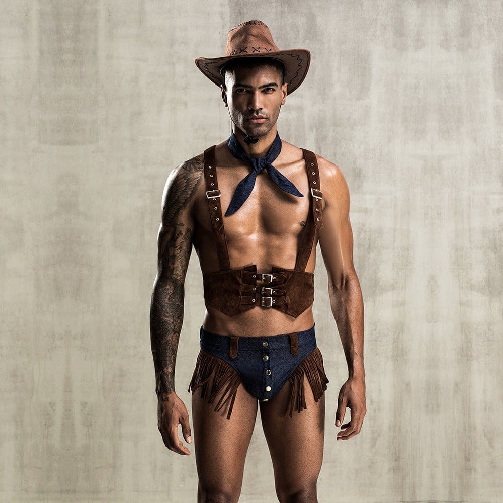 Menaful™ black / One size Men's cowboy cotton Lingerie