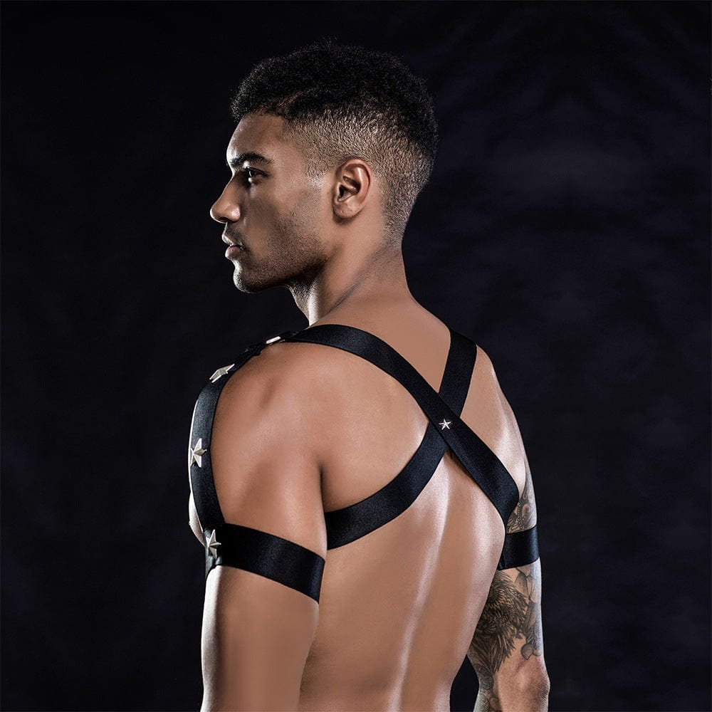 Menaful™ black / one size Men's Fun Lingerie Nightclub Binding Clothes - Sexy Men's Underwear for Clubbing and More