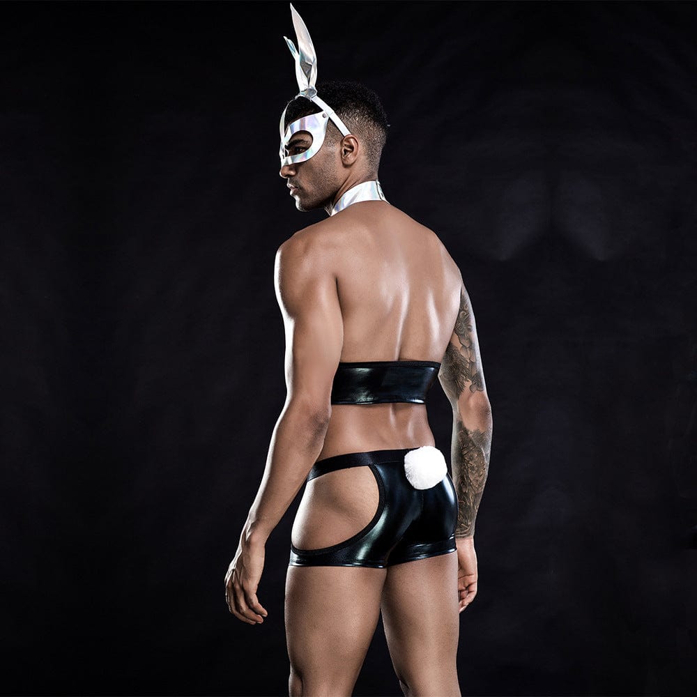 Menaful™ black / one size Men's Rabbit Role-Play sexy Lingerie