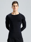 menaful Black / S High-stretch Quick-drying Running Fitness Clothing