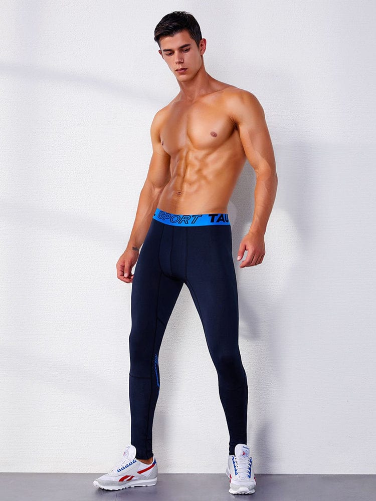 menaful Black / S Men's High Stretch Sports Pants