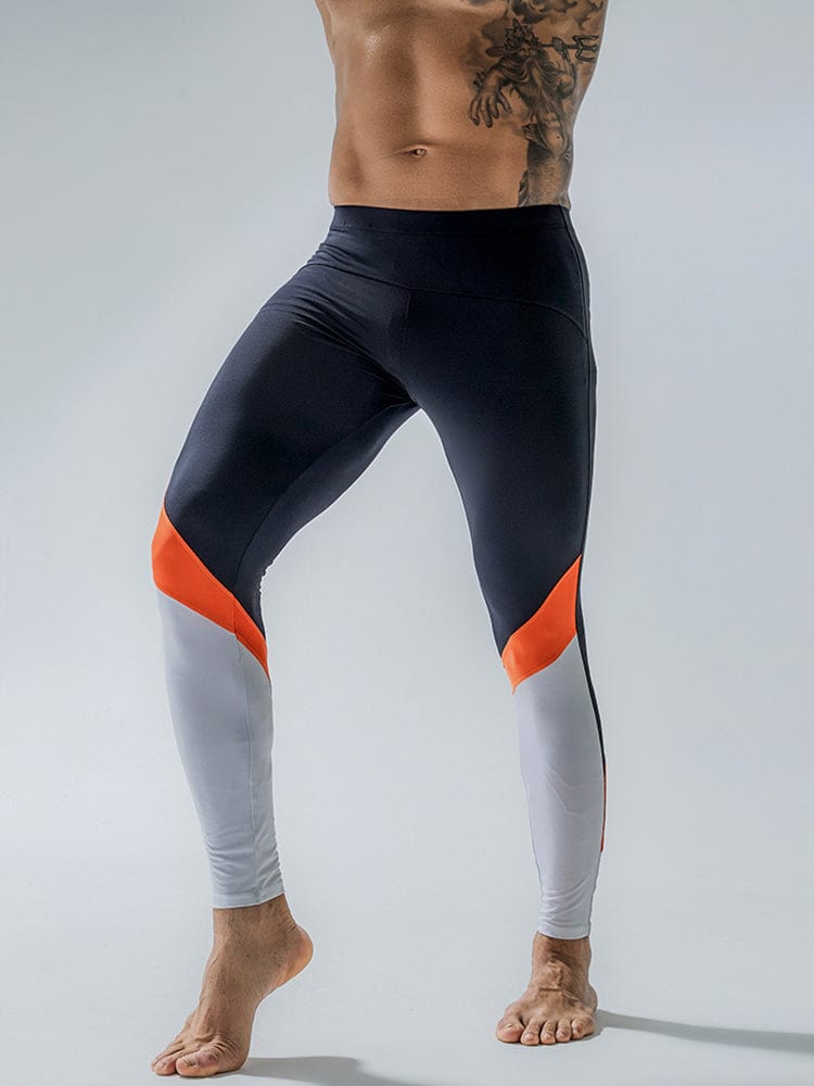 menaful Black / S Men's Stretchy Fitness Pants