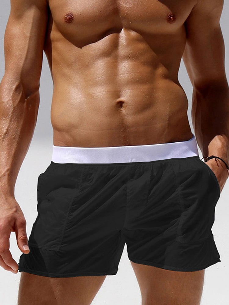 menaful Black / S Men's Transparent Board Shorts