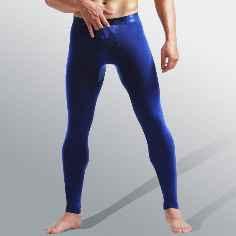 Menaful™ blue / L Men's Bullet-separating Modal Elastic Pants（Underwear and pants are combined into one）