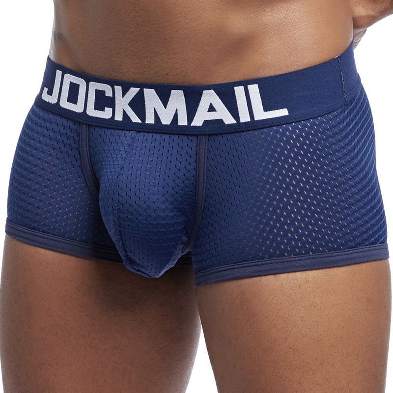 menaful Blue / M Breathable Men's Boxer Briefs