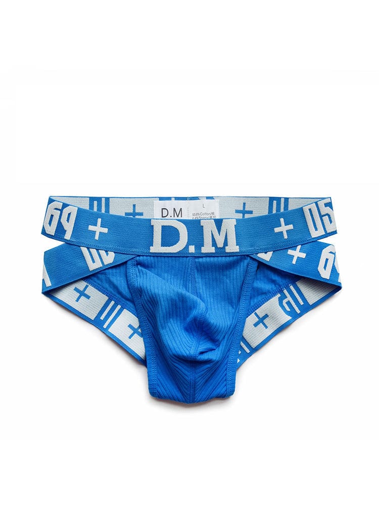 menaful Blue / M Low Waist Sexy Men's High Briefs