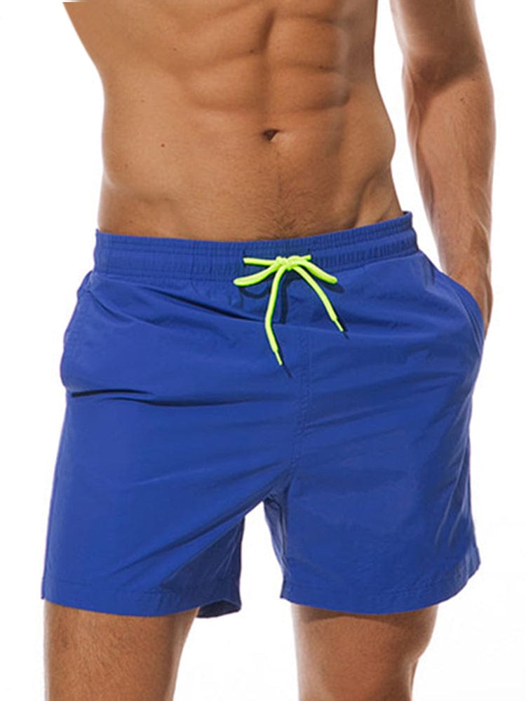 menaful Blue / M Men's Beach Shorts Sports Pants